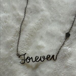 Silver 'Forever' Necklace